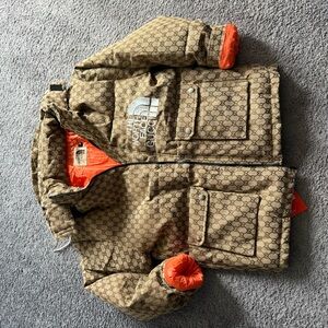The North Face x Gucci Tan and Orange Jacket